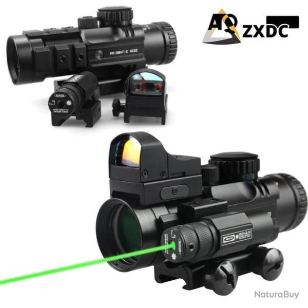 4X32 Prismatique Vue de tlescope tactique-LIVRAISON GRATUITE