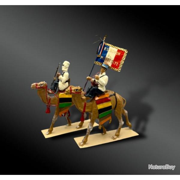 AU PLAT D'�TAIN, MAISON LUCOTTE - DEUX CAVALIERS de la COMPAGNIE M�HARISTE SAHARIENNE