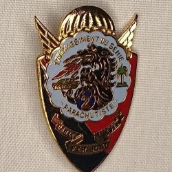 Insigne 1er R&eacute;giment du G&eacute;nie Parachutiste 2&egrave;me Compagnie