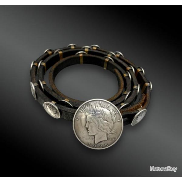 CEINTURE � 26 CONCHOS - Navajo, USA - c. 1940