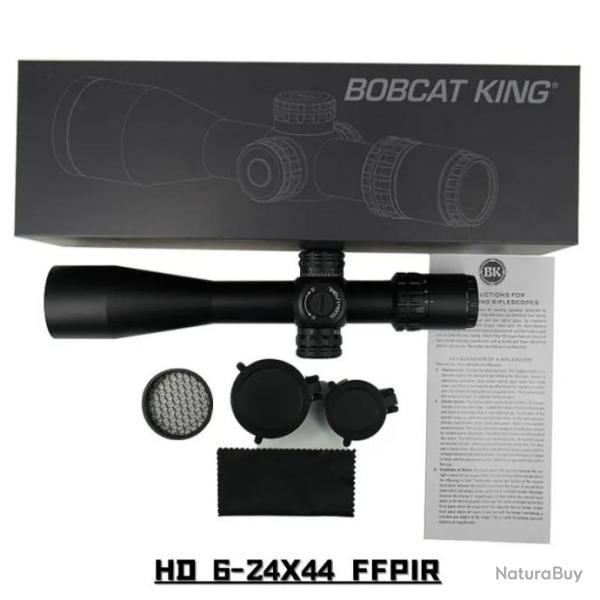 Bobcat King-Lunette de vis�e HD 6-24X44 FFPIR-* Scope and high 20mm