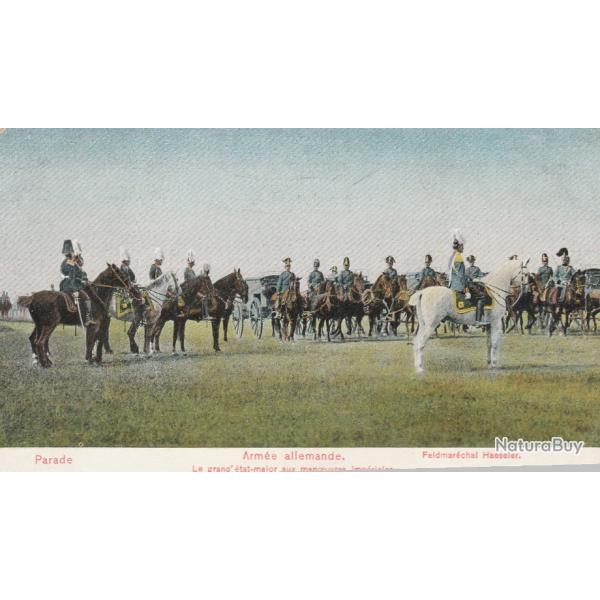 CPA - ARMEE ALLEMANDE GRAND'ETAT-MAJOR AUX MANOEUVRES IMPERIALES-N�757