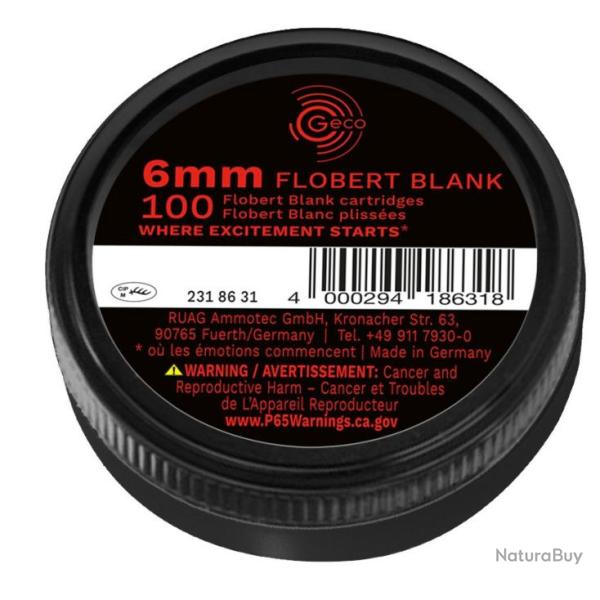 3 Boites- 300 GECO 6mm FLOBERT � BLANC