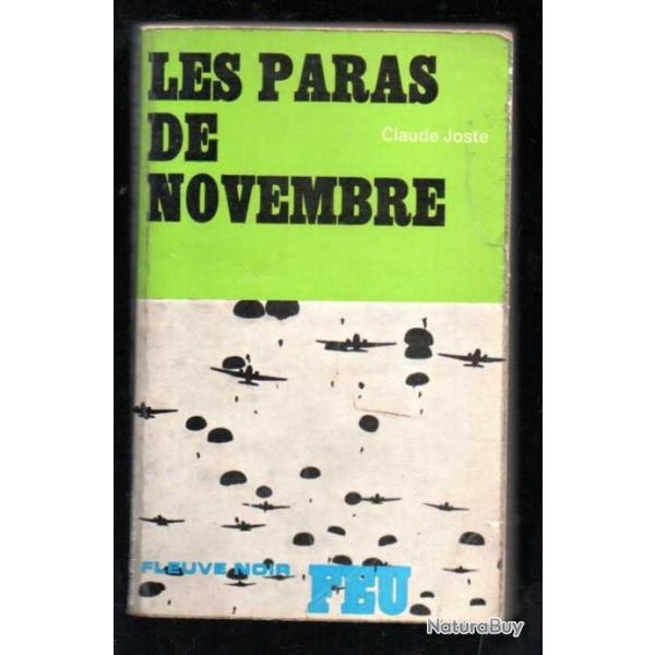 les paras de novembre de claude joste  collection feu fleuve noir