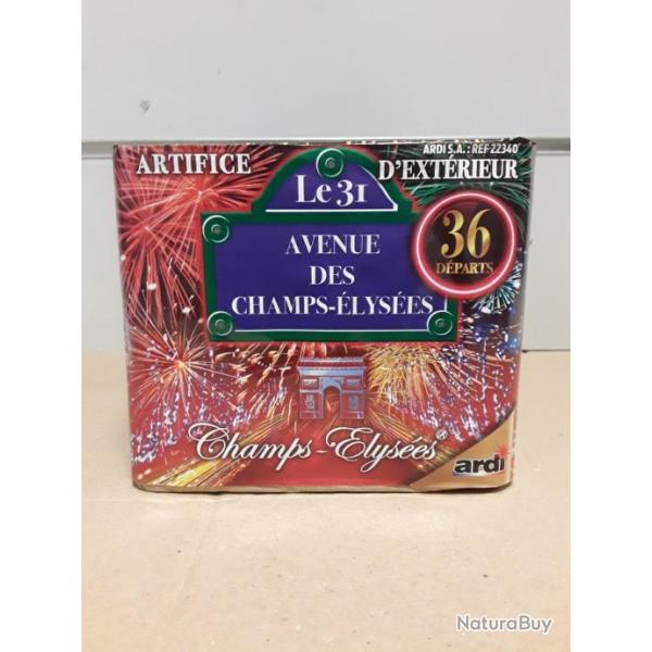11142 FEU D'ARTIFICE PRET A TIRER CHAMPS �LYS�ES MODELE "LE 31" 36 DEPARTS ARDI NEUF