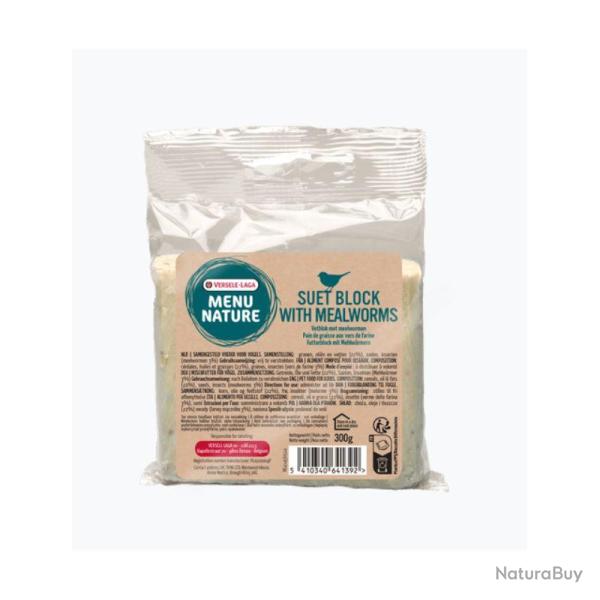 PAIN DE GRAISSE AU VERS DE FARINE 300GR