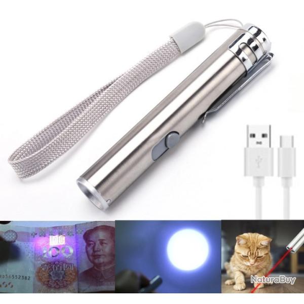 laser, lampe, uv rechargeable