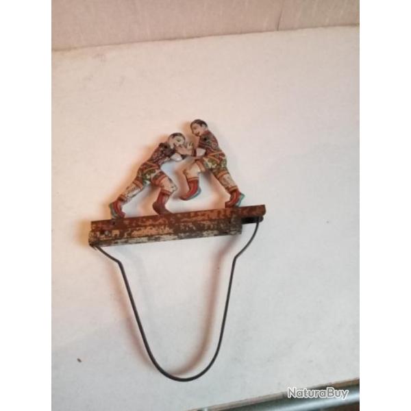 jouet de 1920 japonais tr�s rare en metal blanc