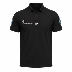 Polo Homme all&eacute;g&eacute; Gendarmerie Noir