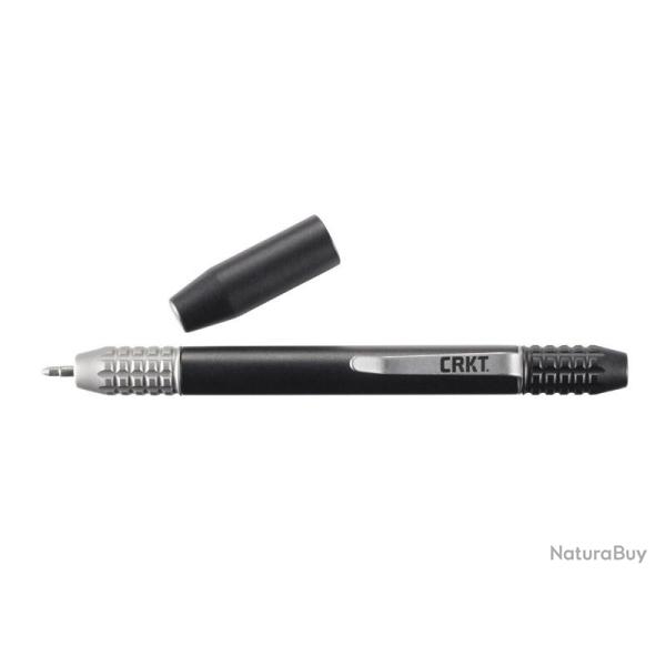 BEL2102 STYLO MAGNETIQUE CRKT "TECHLINER" 10.5CM CORPS ALUMINIUM NOIR NEUF