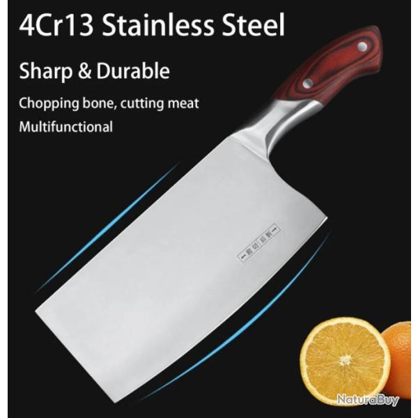 Couteau Aleaver � viande de style allemand 4Cr13