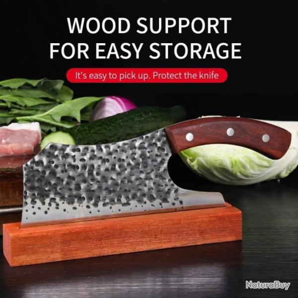 Couteau � d�couper la viande 7CR17 forg� en acier inoxydable