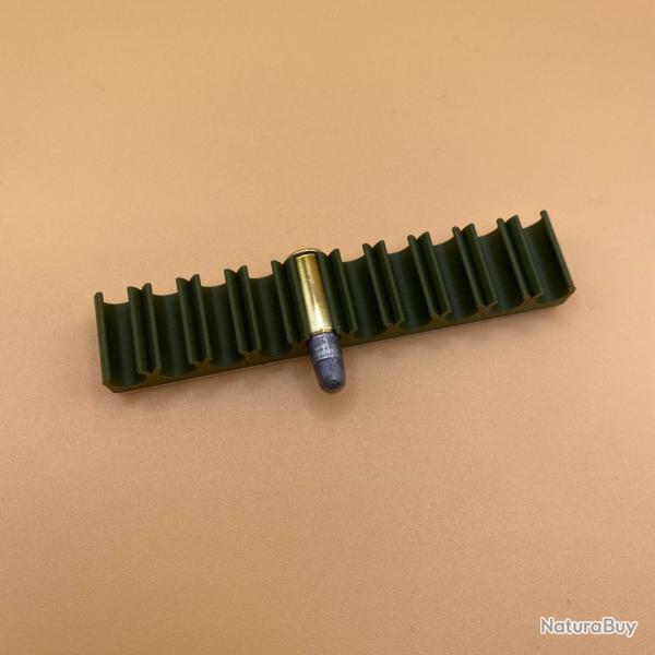 Support de cartouches pour carabine .22LR Kaki