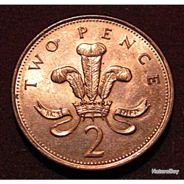 Angleterre piece de two pence 1990 sup Elizabeth II