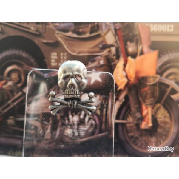 T�te de mort Empire Allemand WW1 - Hauteur : 32 mm  (reproduction)