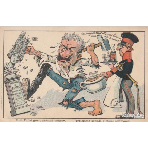 CPA -Troisi�me grande victoire  Allemande N�525