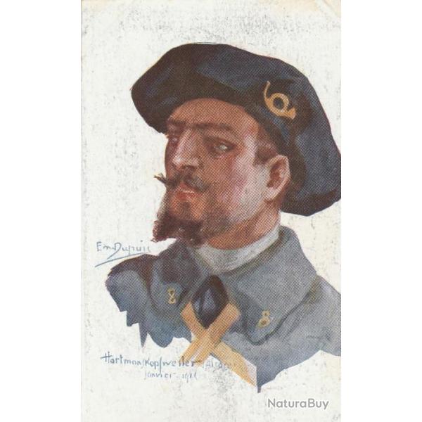 CPA - Militaria Illustr�es Chasseur Alpin par Dupuis N�515