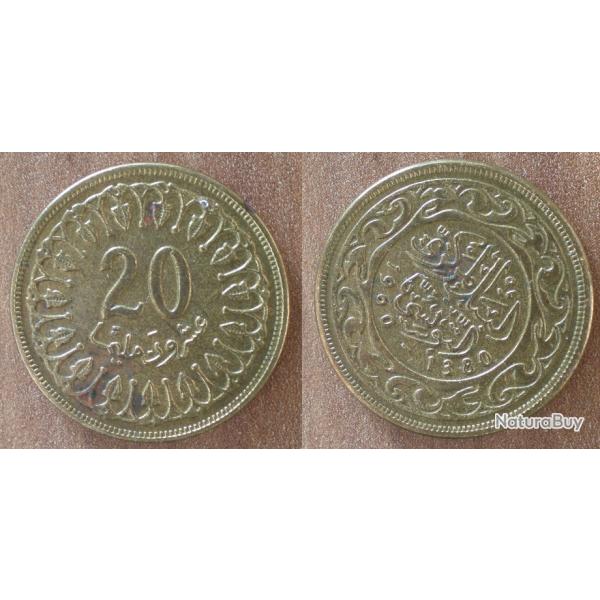 Tunisie 20 Millimes 1960 1380 Piece