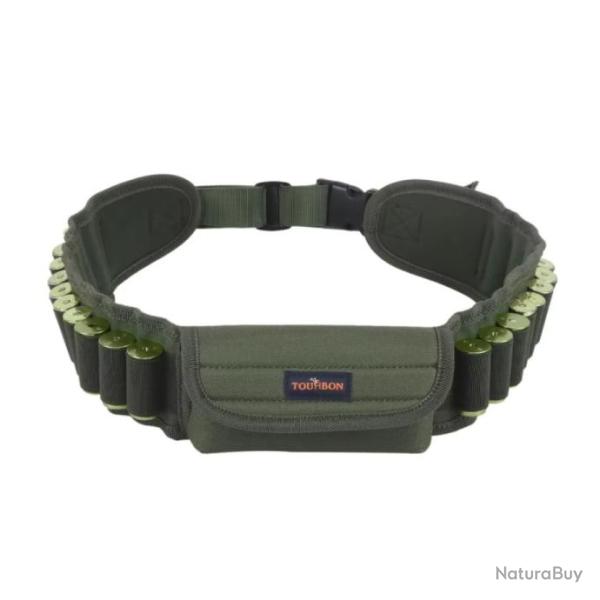 Ceinture porte-cartouches TOURBON, calibre 12/16/20, capacit� 20 + 10 cartouches