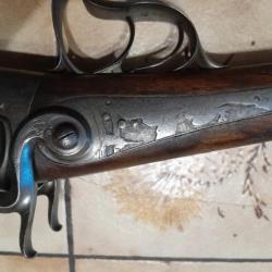fusil &agrave; broche 16 sign&eacute; lefaucheux (voir photo 2 et 10 )