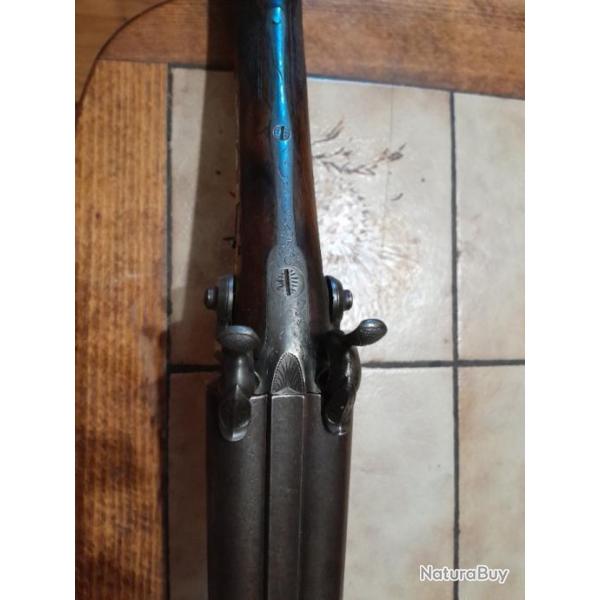 fusil � broche 16 sign� lefaucheux (voir photo 2 et 10 )