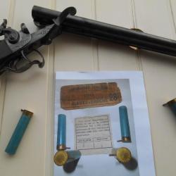 Fusil de chasse &agrave; broches juxtapos&eacute; " LEFAUCHEUX cal. 28 "