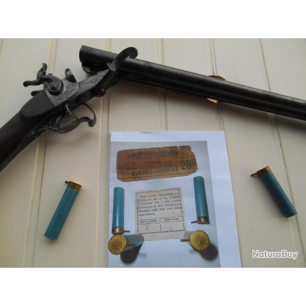 Fusil de chasse � broches juxtapos� " LEFAUCHEUX cal. 28 "