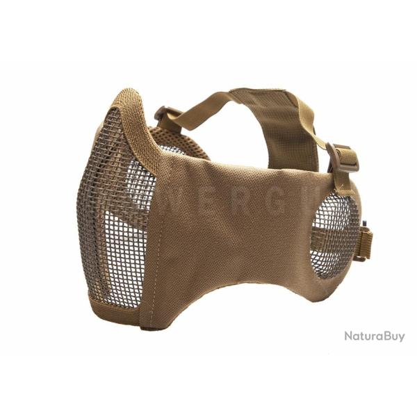 Bas de Visage Grillag� Tan avec Protection D'Oreilles ASG