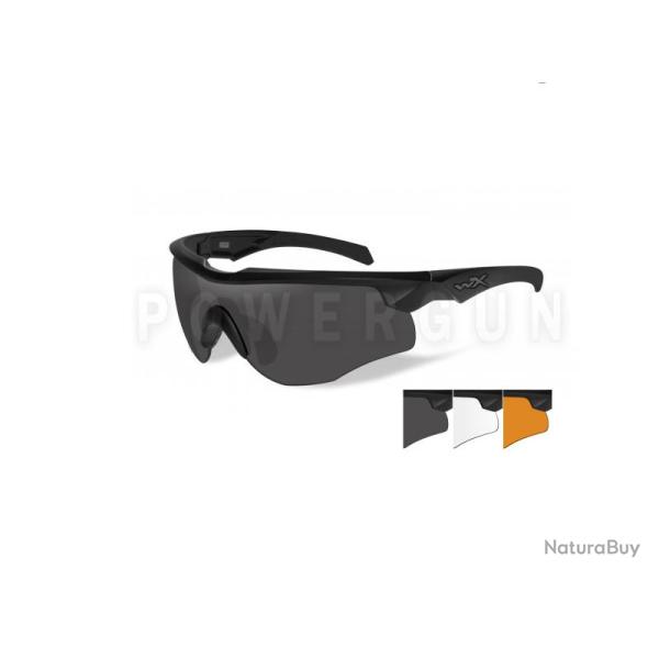 Lunettes Balistiques Rogue Noir Ecran Fum�/Incolore/Orange