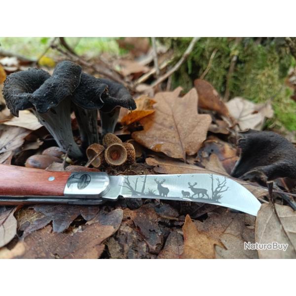 Couteau � champignon "Petit Cueilleur" Personnalisable