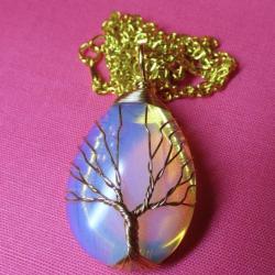 SUPERBE PENDENTIF + CHA&Icirc;NE EN ACIER DOREE = 55cm AU TOTAL- POUR CADEAU OU COLLECTION D'OBJETS DIVERS