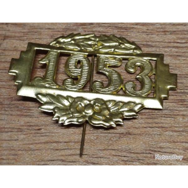 Tr�s bel insigne militaire de conscrit "classe 1953"