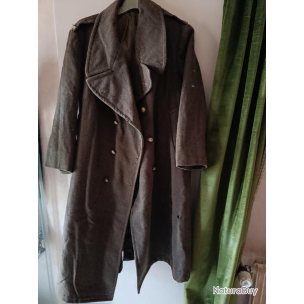 manteau kaki France mod�le 1947 infanterie coloniale sous officier t�l�graphistes coloniaux 2� CTC