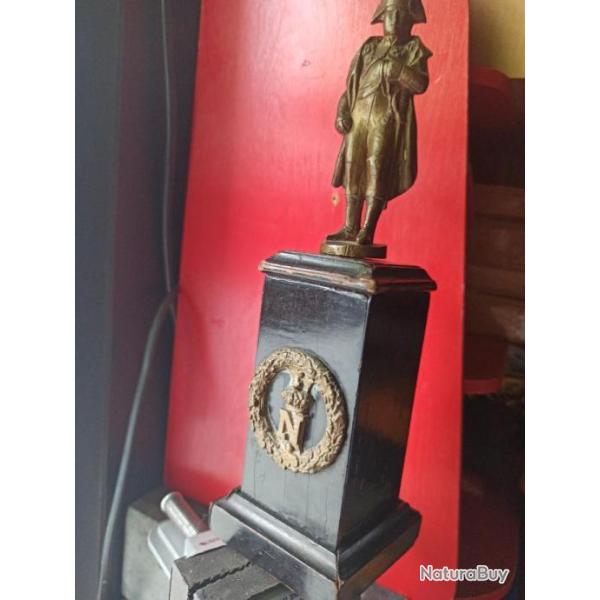Statue bronze napoleon bonaparte stele bois milieu 19 eme