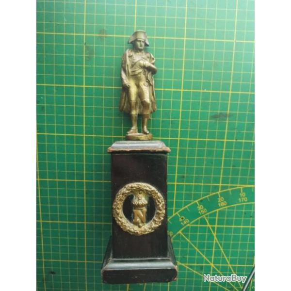 Statue bronze napoleon bonaparte stele bois milieu 19 eme