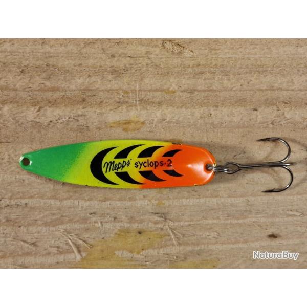 Cuiller Mepp's Syclops N�2 17g fluo- HILMAR SUPER DESTOCK !!!