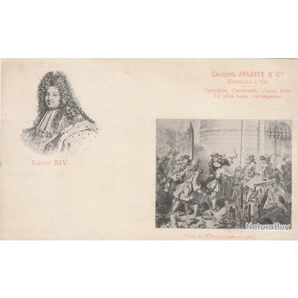 cartes postales anciennes de r�clames pour la Chicor�e Arlatte N�858