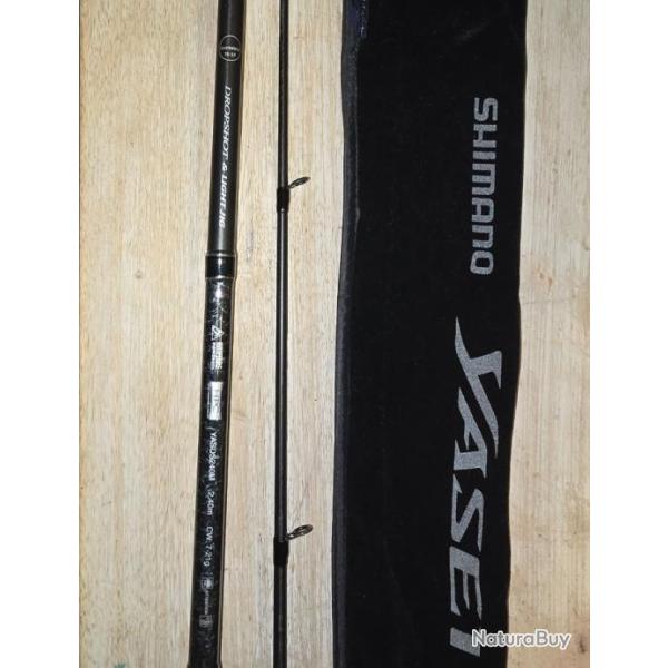Vends canne spinning shimano Yasei Dropshot &lightjig 2.40 m  7-21 gr