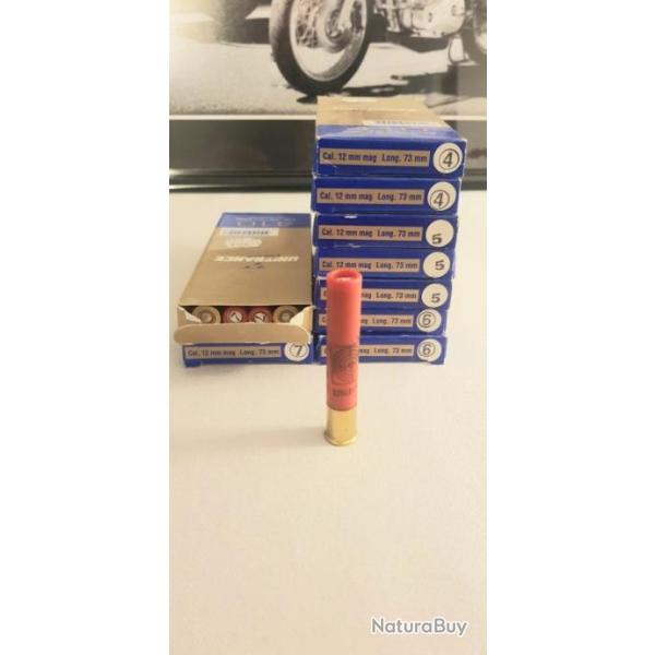 Vends lot  9 bo�tes de 10 Cartouches � plombs de calibre 410 Magnum en 12mm UNIFRANCE