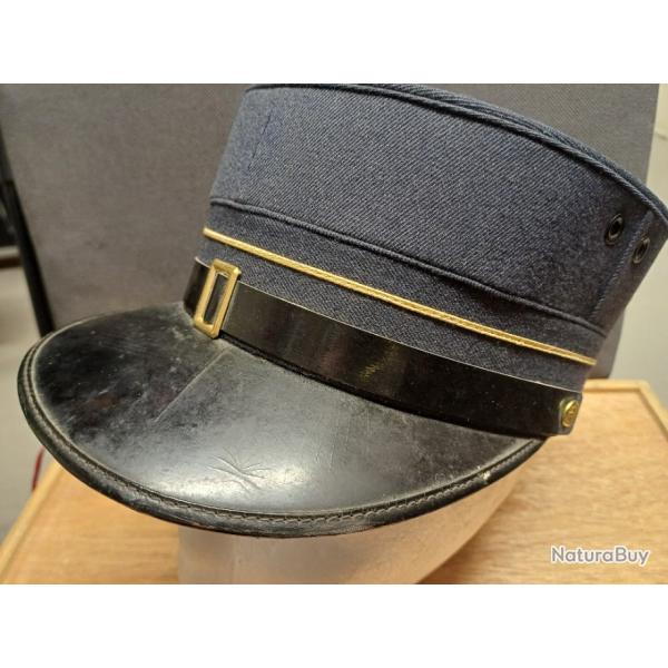 Ancien kpi casquette militaire lieutenant de la Dfense Passive Suisse - WW2