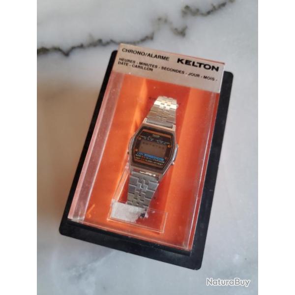 Boite de montre Kelton ann�e 70 en excellent �tat avec une montre dame ( ne fonctionne pas)