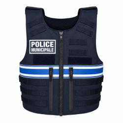 Gilet Pare Balle FULL TACTICAL Police Municipale Mixte NIJ IIIA 0101.06 NIJ 0115.00 50 joules L2 E2