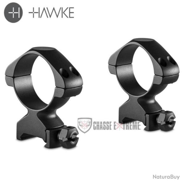 Colliers de Montage HAWKE Acier Pr�cision Weaver 34mm � �crou Medium