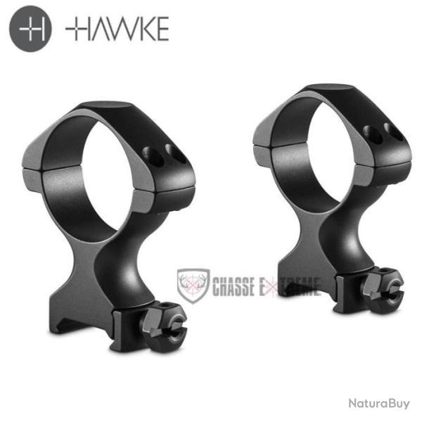 Colliers de Montage HAWKE Acier Pr�cision Weaver 34mm � �crou Haut