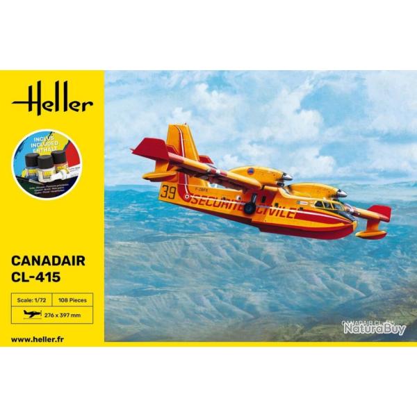 Canadair CL-415 1/72 | Heller (0000 1468) - Maquette  monter