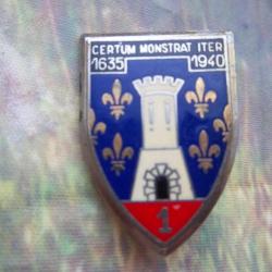 1er r&eacute;giment de cuirassiers cavalerie insigne