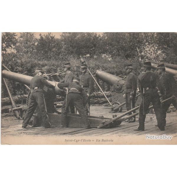 CPA - SAINT CYR L'ECOLE EN BATTERIE- N� 030