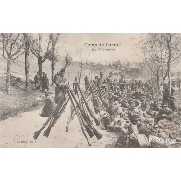 CPA - Camp du Larzac En manoeuvre- N� 877