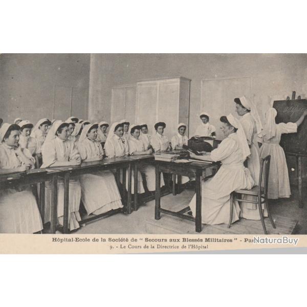 CPA -Croix rouge H�pital-Ecole Secours aux Bless�s Militaires- N� 880