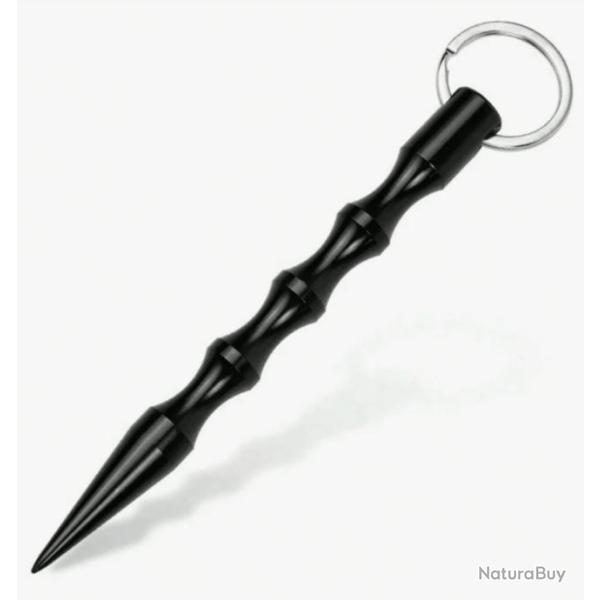 Outil d'autod�fense en alliage d'aluminium - Design en forme de stylo, noire